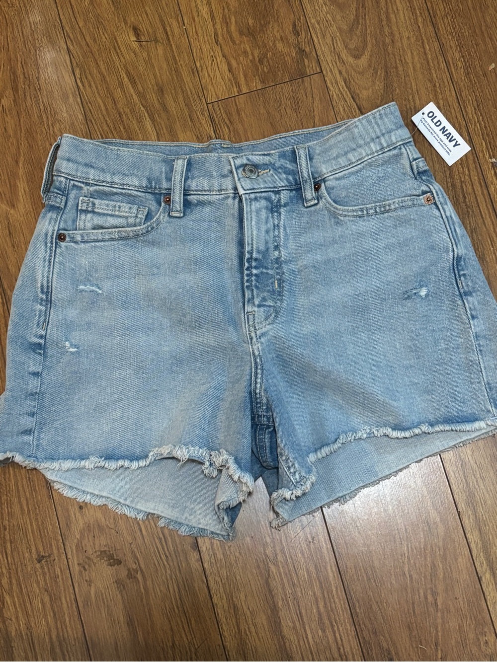 Old Navy Light Wash Denim Cutoff Shorts
